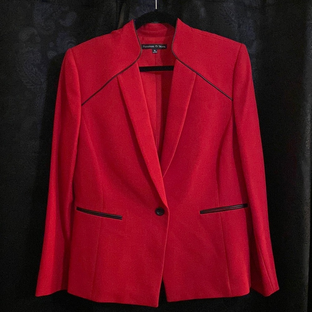 Size 16 red Preston & York blazer